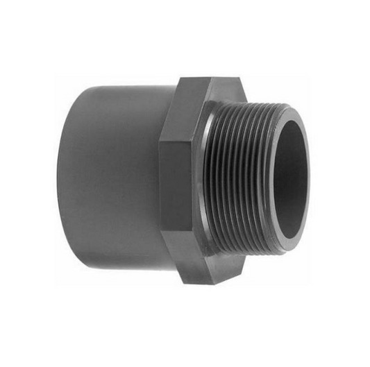 PVC puntstuk buitendraad - PN16