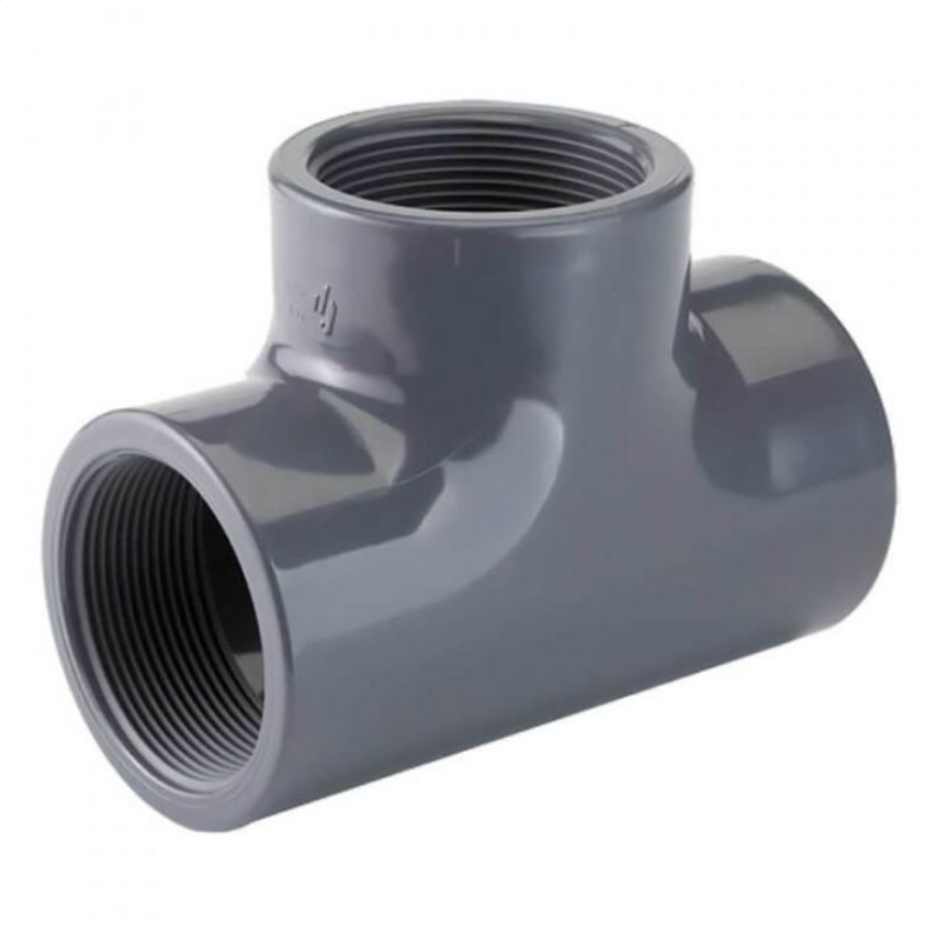PVC T-stuk binnendraad