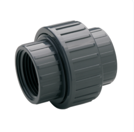 PVC 3-delige koppeling binnendraad