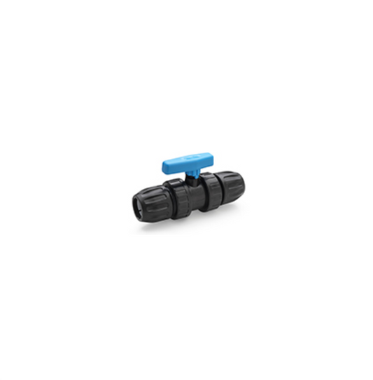 Kogelkraan PVC met PE koppeling plimat